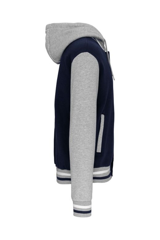 Unisex Hooded Baseball Jacke