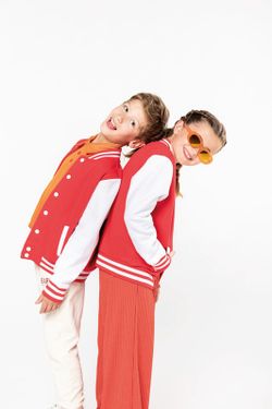 Jungen Plüsch Baseballjacke