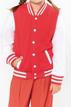 Jungen Plüsch Baseballjacke