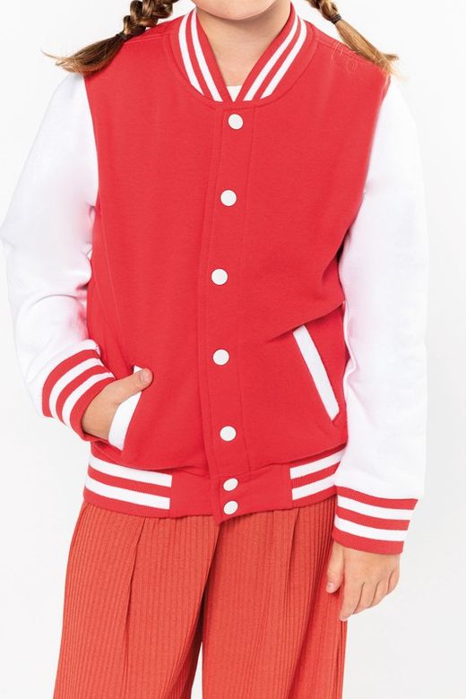 Jungen Plüsch Baseballjacke