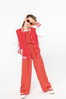 Jungen Plüsch Baseballjacke