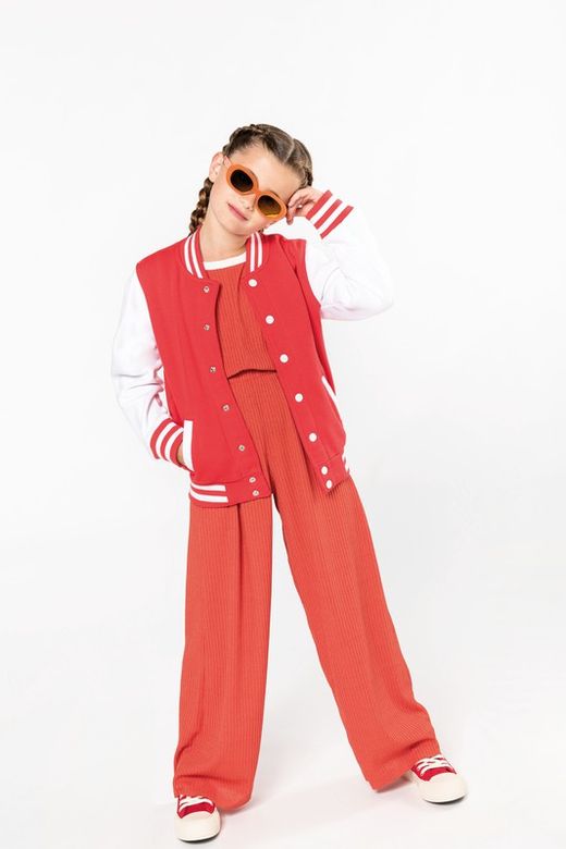 Jungen Plüsch Baseballjacke