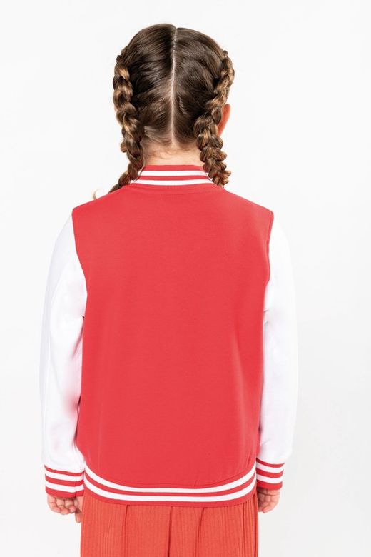 Jungen Plüsch Baseballjacke