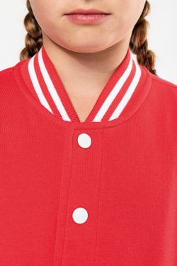 Jungen Plüsch Baseballjacke