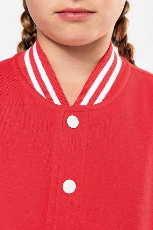 Jungen Plüsch Baseballjacke