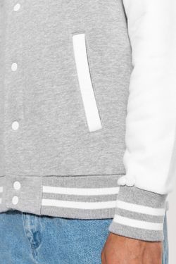 Unisex Plüsch Baseballjacke