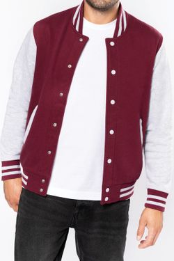 Unisex Plüsch Baseballjacke