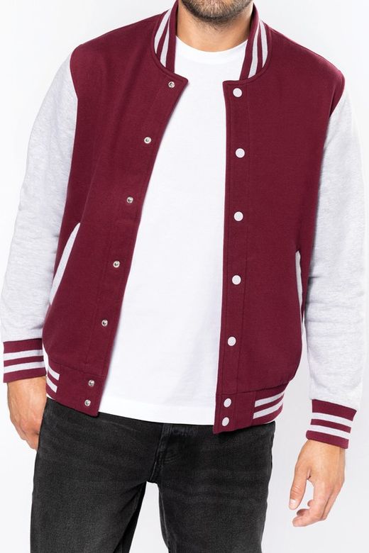 Unisex Plüsch Baseballjacke