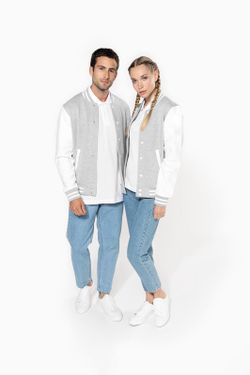 Unisex Plüsch Baseballjacke