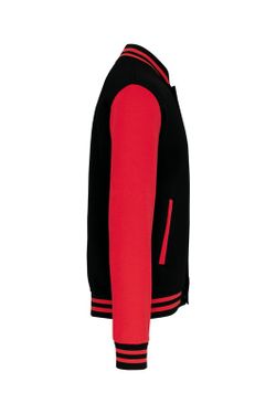 Unisex Plüsch Baseballjacke