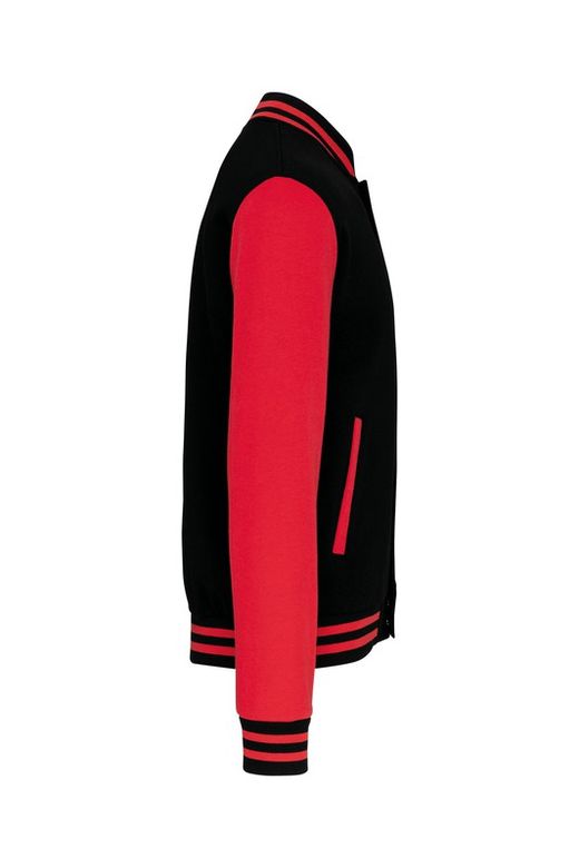 Unisex Plüsch Baseballjacke