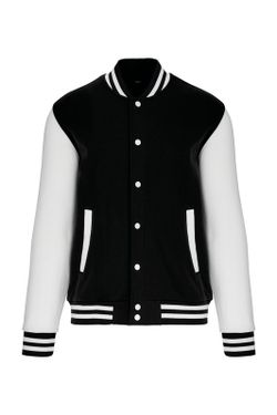 Unisex Plüsch Baseballjacke