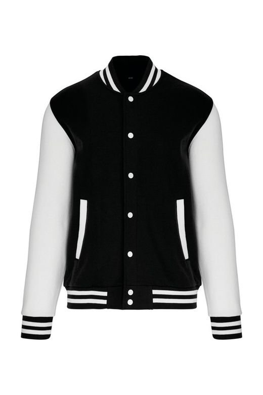 Unisex Plüsch Baseballjacke