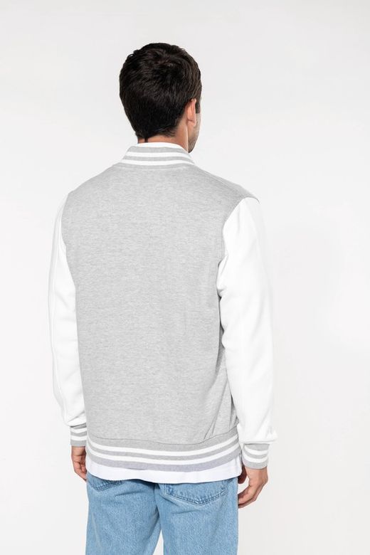 Unisex Plüsch Baseballjacke