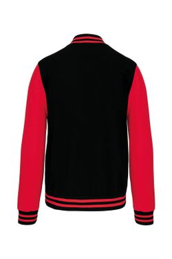 Unisex Plüsch Baseballjacke