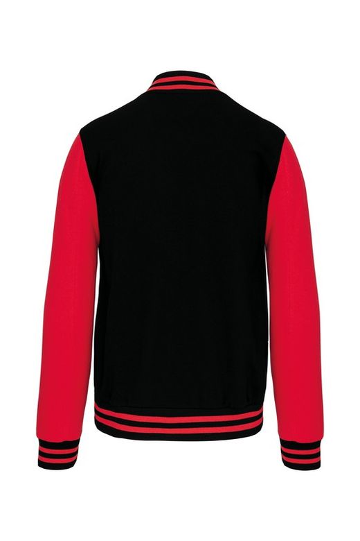 Unisex Plüsch Baseballjacke