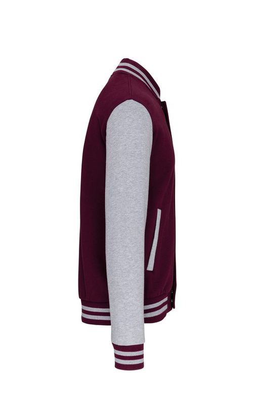 Unisex Plüsch Baseballjacke