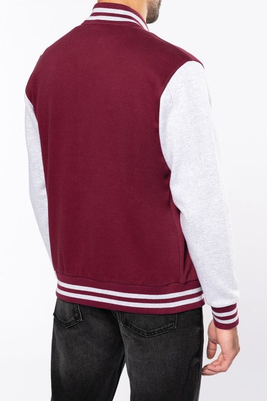 Unisex Plüsch Baseballjacke