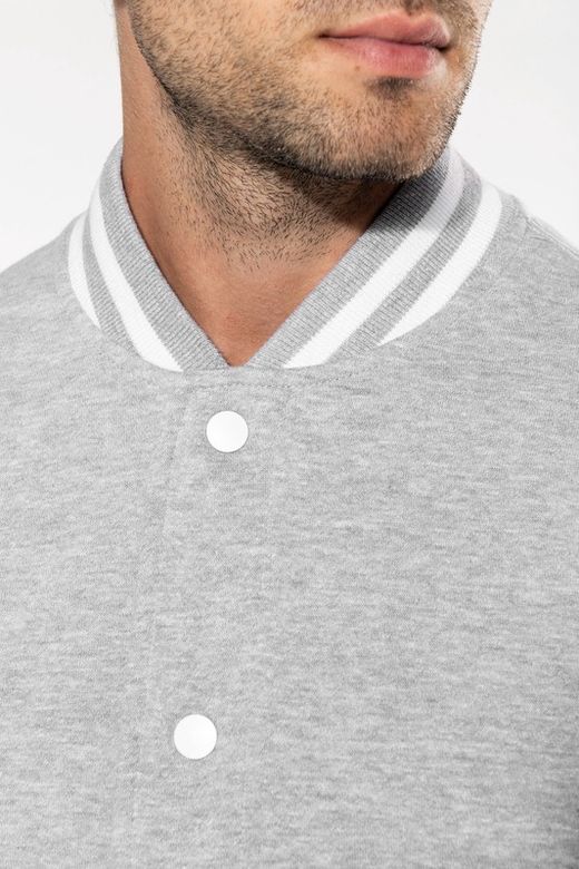 Unisex Plüsch Baseballjacke