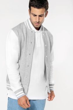 Unisex Plüsch Baseballjacke