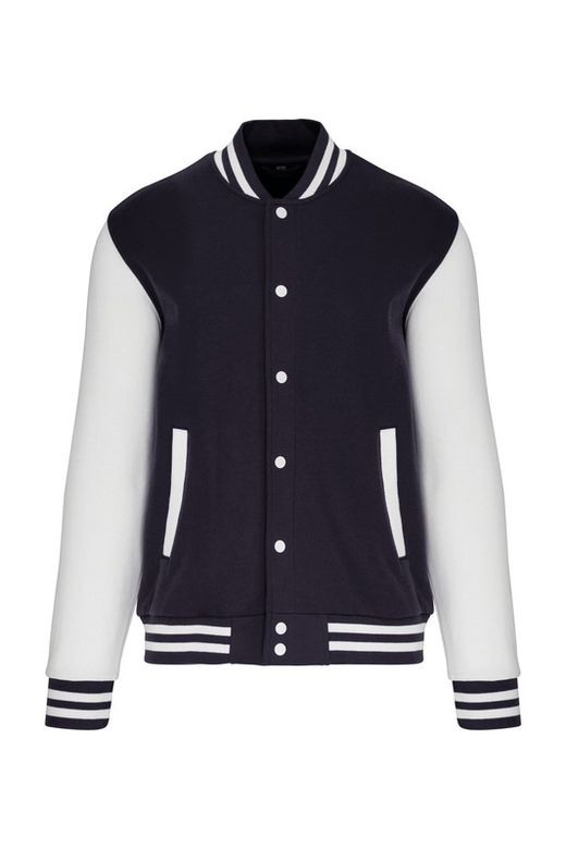 Unisex Plüsch Baseballjacke