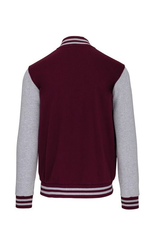 Unisex Plüsch Baseballjacke
