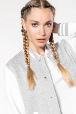 Unisex Plüsch Baseballjacke