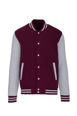 Unisex Plüsch Baseballjacke