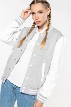 Unisex Plüsch Baseballjacke