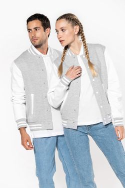 Unisex Plüsch Baseballjacke