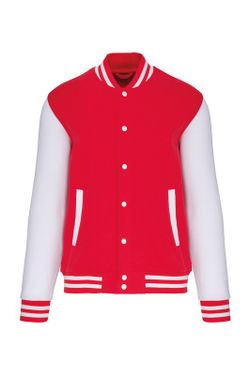 Unisex Plüsch Baseballjacke