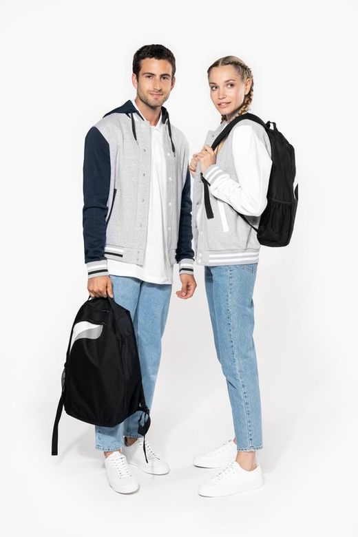 Unisex Plüsch Baseballjacke