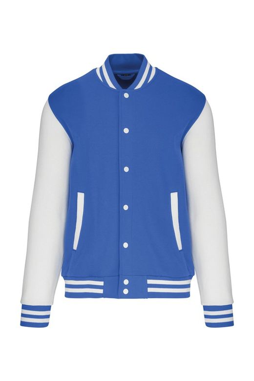 Unisex Plüsch Baseballjacke