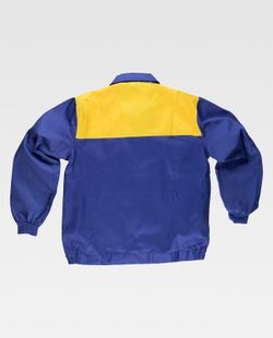 Kombinierte Jochjacke, Nylonreißverschlüsse und zwei Brusttaschen Azulina Yellow