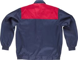 Kombinierte Jochjacke, Nylonreißverschlüsse und zwei Brusttaschen in Navy Red