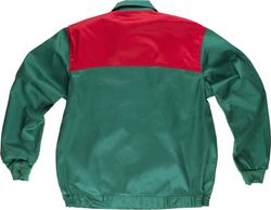 Kombinierte Passe Jacke, Nylon Reißverschlüsse und zwei Brusttaschen Grün Rot