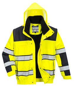 Klassische Warnschutz-Pilotjacke