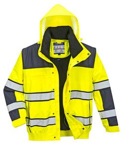Klassische Warnschutz-Pilotjacke