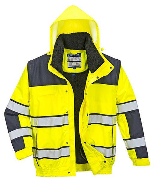 Klassische Warnschutz-Pilotjacke