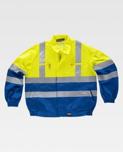 Warnkombinationsjacke mit reflektierenden Bändern EN471 Azulina Amarillo AV