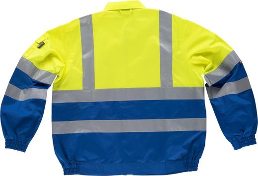 Warnkombinationsjacke mit reflektierenden Bändern EN471 Azulina Amarillo AV