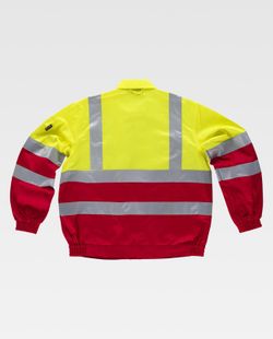 Cazadora combinada alta visibilidad  Rojo / Amarillo