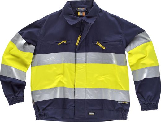 Giacca combinata con chiusura a zip, 2 nastri AV Navy Yellow AV