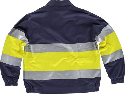 Kombinierte Jacke mit Reißverschluss, 2 Bänder AV Navy Yellow AV