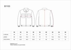 Jacke mit Knopfverschluss, elastischer Taille und zwei Brusttaschen von Azulina