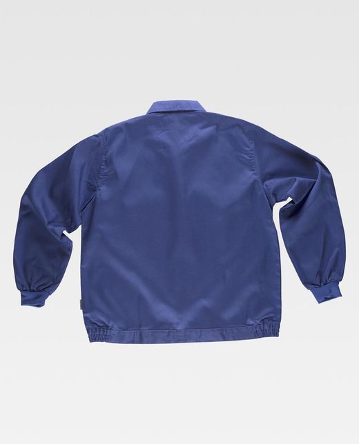 Jacke mit Knopfverschluss, elastischer Taille und zwei Brusttaschen von Azulina