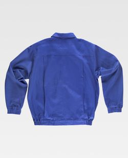 Jacke mit verdecktem Metallreißverschluss und 2 Brusttaschen mit Klappen aus 100% Baumwolle Azulina