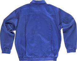 Jacke mit verdecktem Metallreißverschluss und 2 Brusttaschen mit Klappen aus 100% Baumwolle Azulina