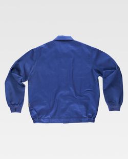 Jacke mit verstecktem Metallreißverschluss und zwei Brusttaschen mit Klappen aus 100% Baumwolle Azulina