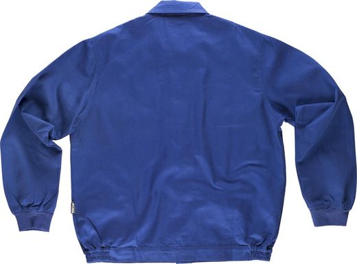 Jacke mit verstecktem Metallreißverschluss und zwei Brusttaschen mit Klappen aus 100% Baumwolle Azulina